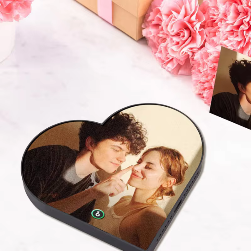 Customized Heart Shaped Music Fridge Magnets 4.0 - Personalized Christmas Gift for Couples - Image 2